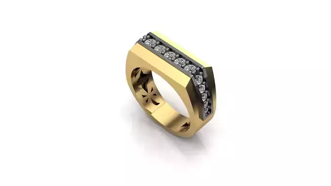 men ring 36 3D print model