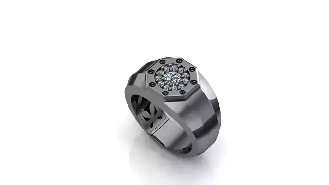 men ring 37 3D print model