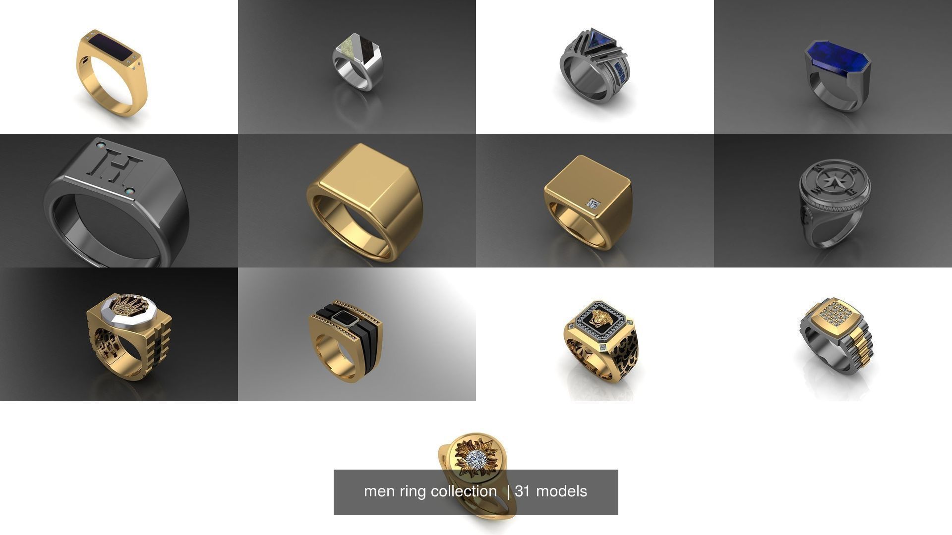men ring collection  _3