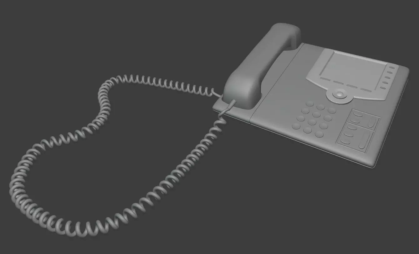 Telephone Free 3D model_0