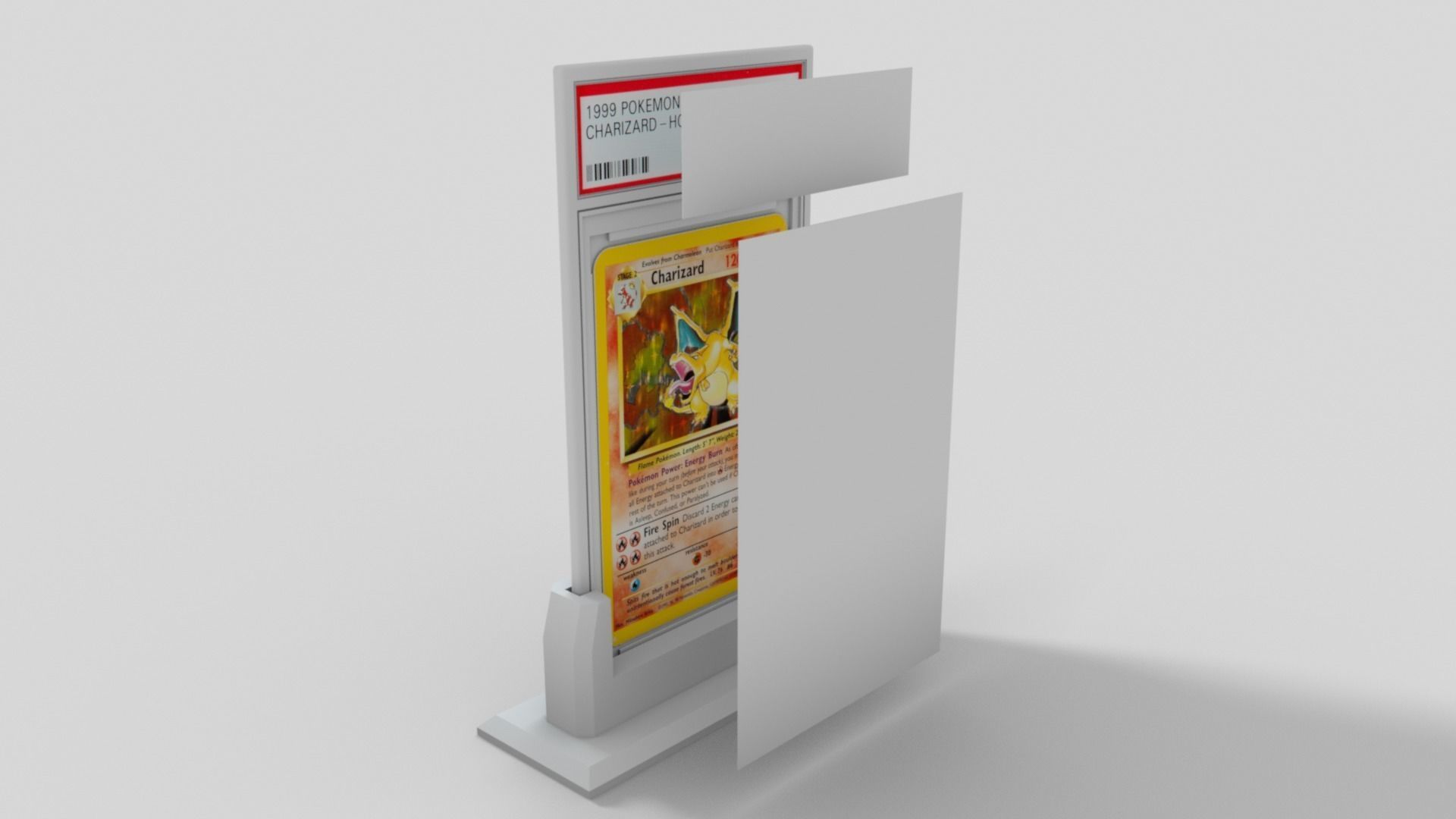 Pokemon Card With Display Stand 3D model_6