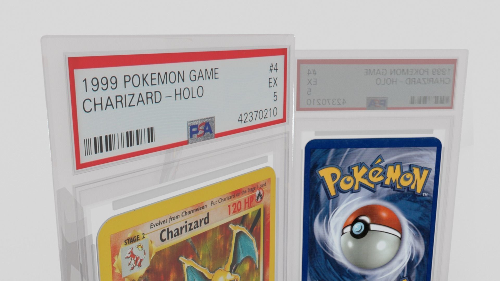 Pokemon Card With Display Stand 3D model_4