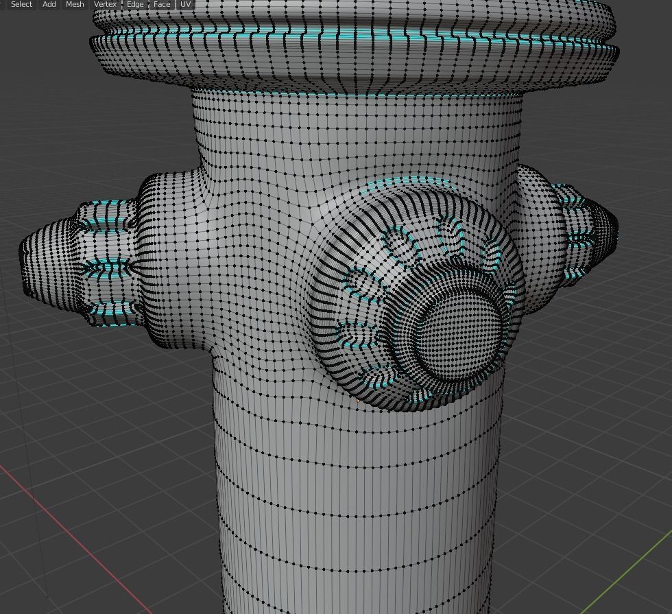 Fire hydrant Free 3D print model_4
