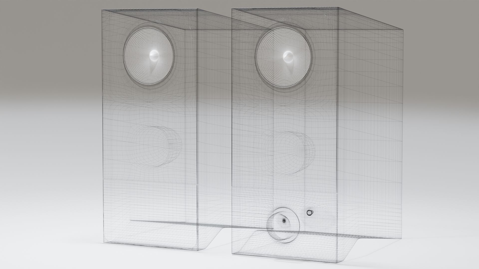 Desktop Speakers Edifier R19 like 3D model_3