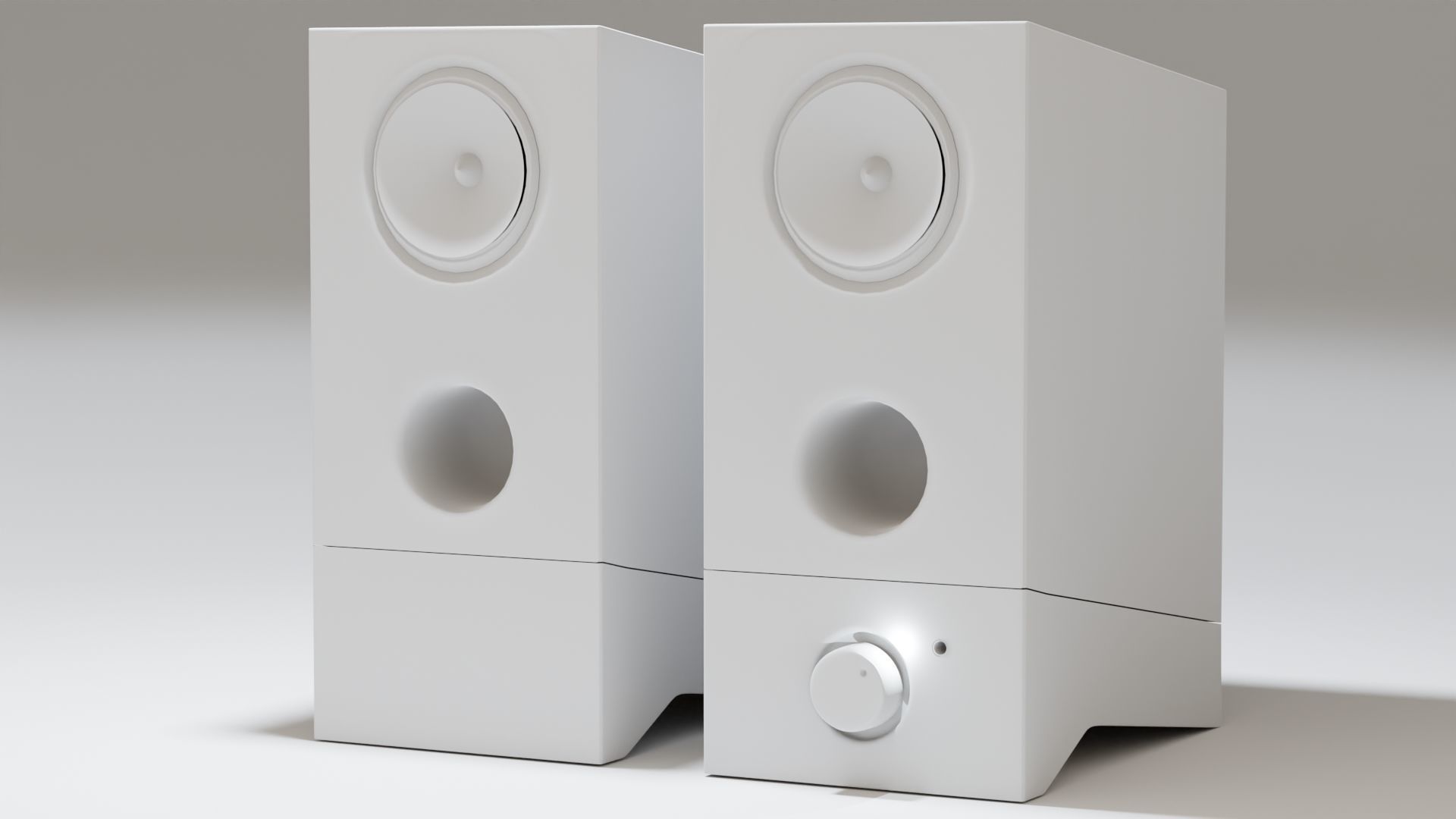 Desktop Speakers Edifier R19 like 3D model_2