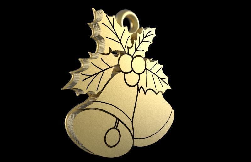 Bells christmas 3D print model_1