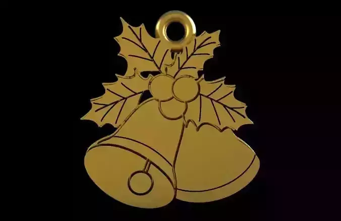 Bells christmas 3D print model