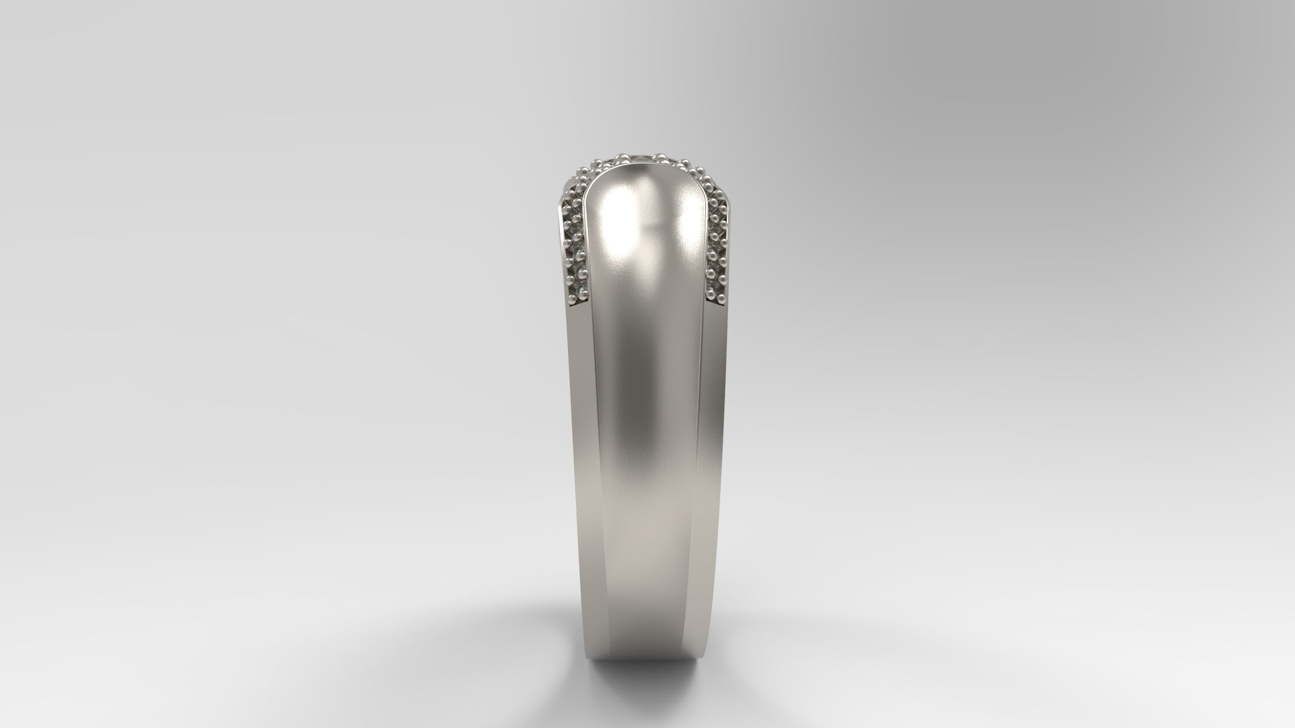 Wedding Band Ring Set 3D Model Collection_8