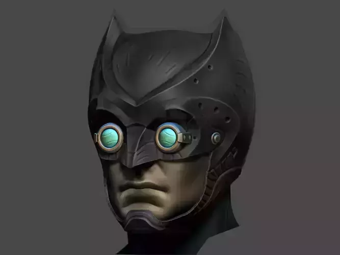 Owlman Cosplay Helmet - Comics Cosplay Halloween 3D print model