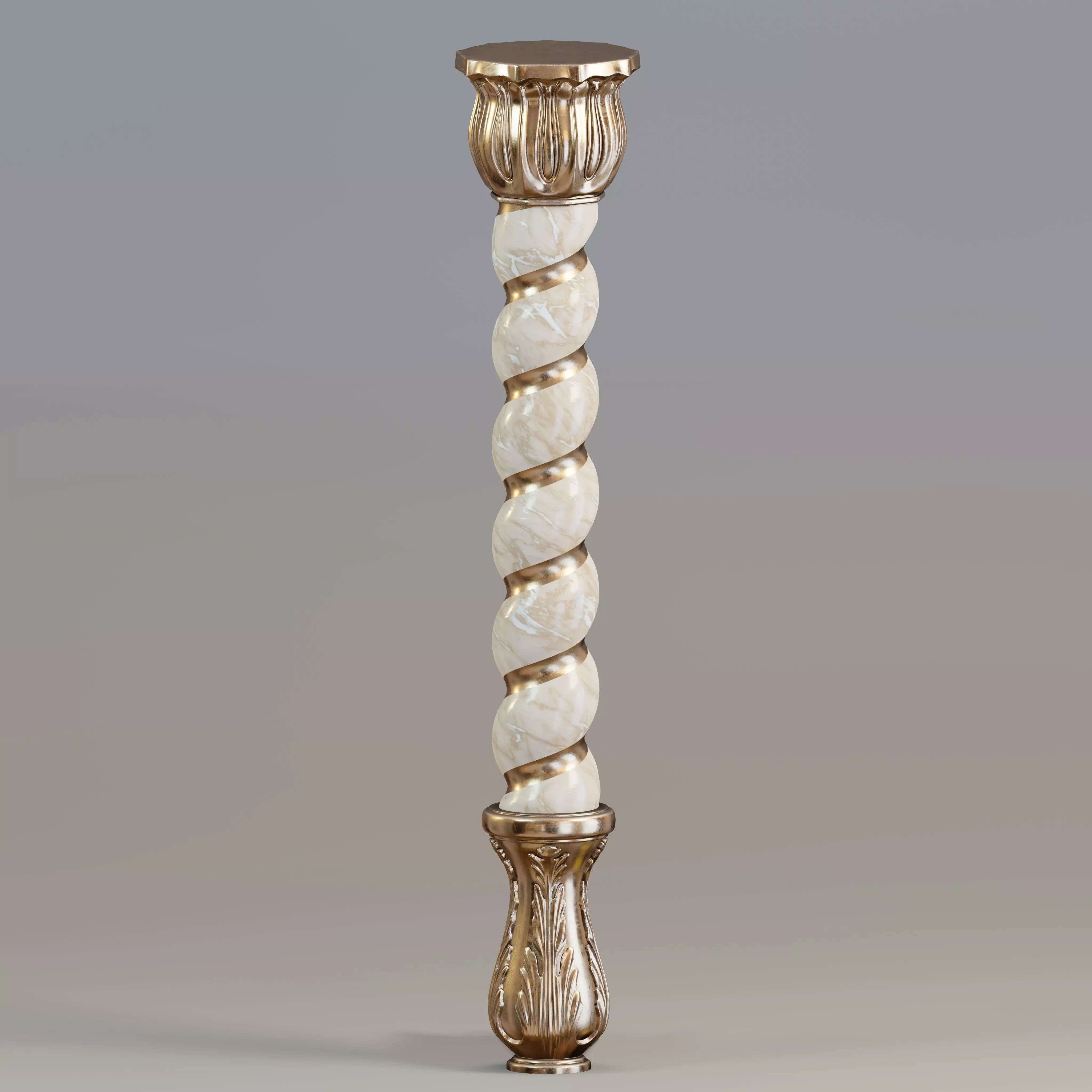 Solomonic column 3D model