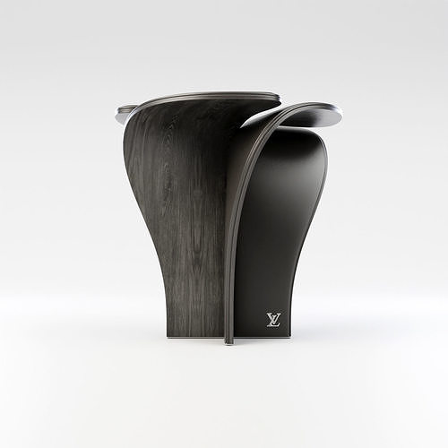 Blossom Stool Anthracite 3D model