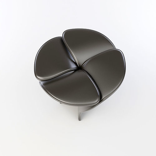 Blossom Stool Anthracite 3D model 5