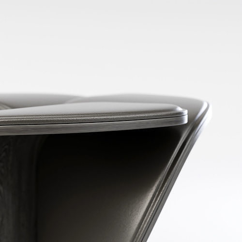 Blossom Stool Anthracite 3D model 2