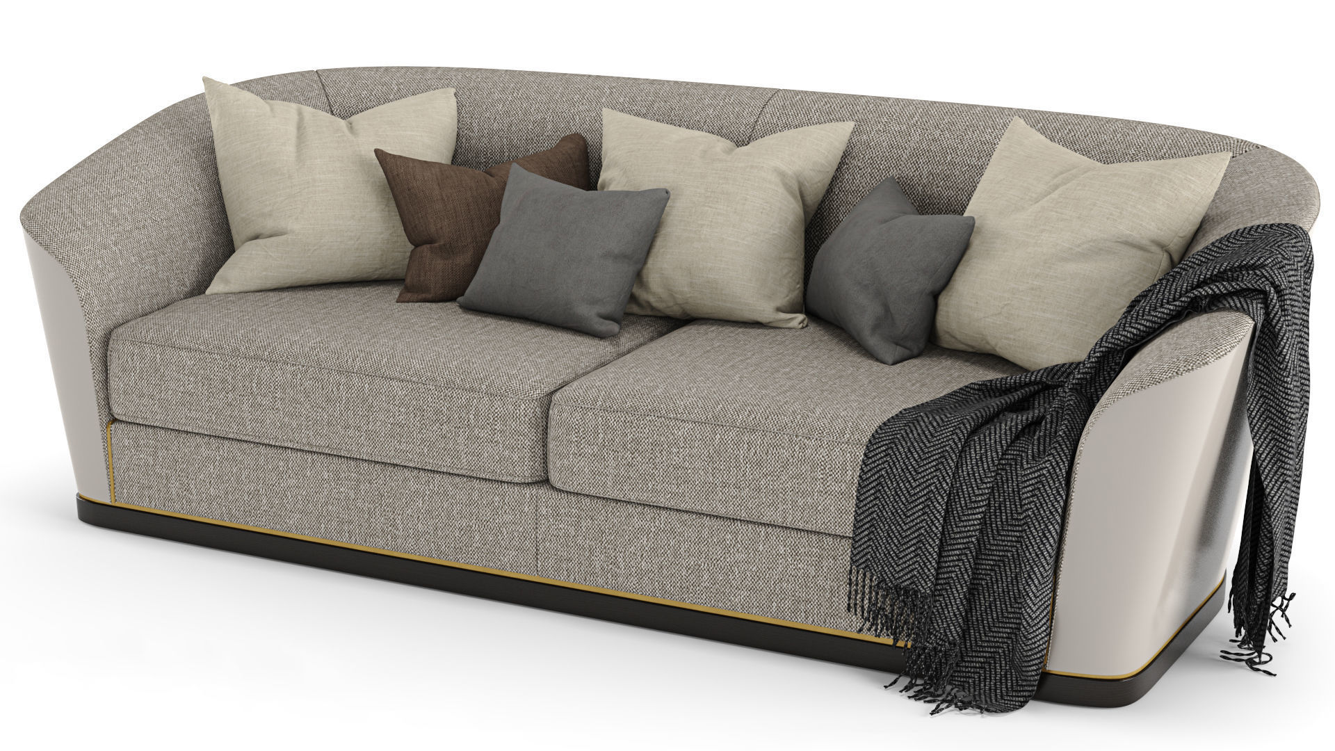LUXURY POMONA SOFA WITH SLOPING ARMRESTS 3D model_1
