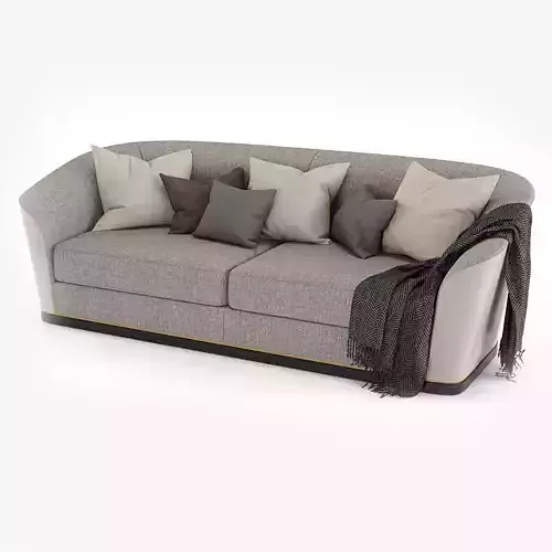 LUXURY POMONA SOFA WITH SLOPING ARMRESTS