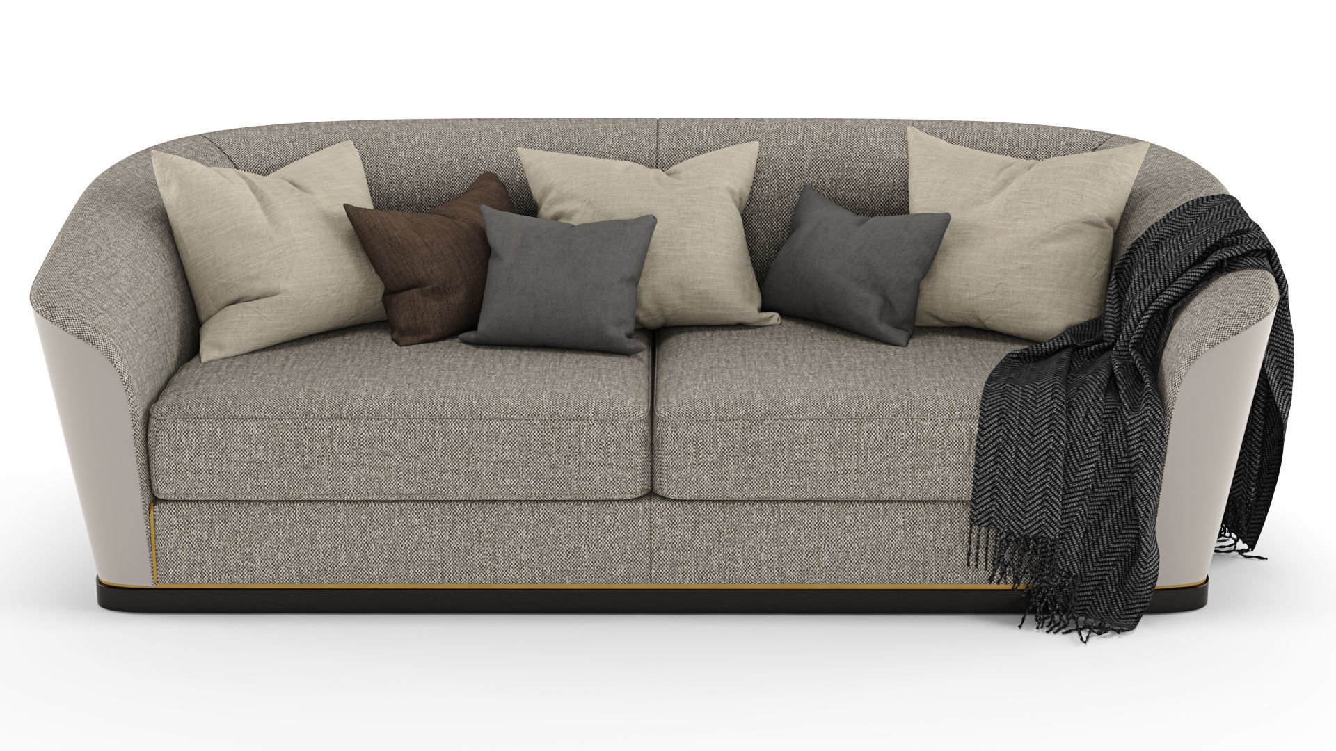 LUXURY POMONA SOFA WITH SLOPING ARMRESTS 3D model_2