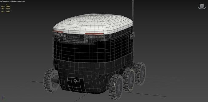 Delivery Robot 01 3D model 7