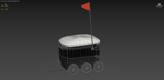 Delivery Robot 01 3D model 4