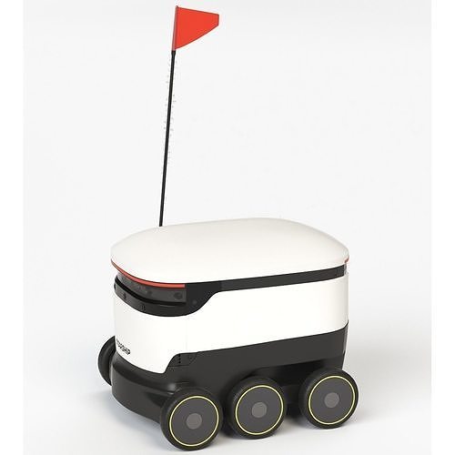 Delivery Robot 01 3D model 3