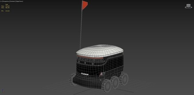 Delivery Robot 01 3D model 6