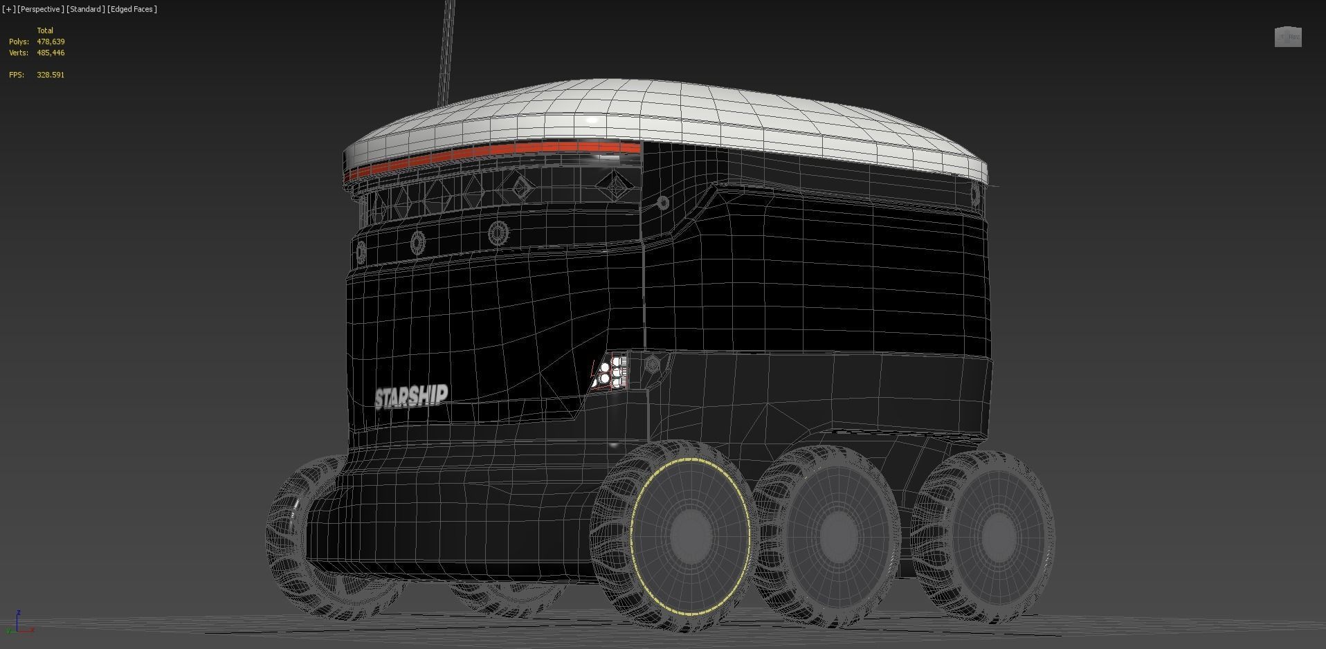 Delivery Robot 01 3D model_8