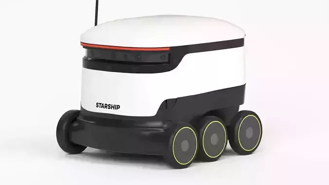 Delivery Robot 01 3D model