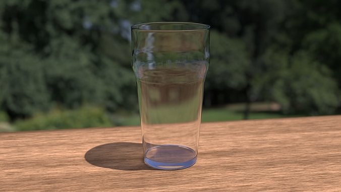 Glassware Set 3D model 4