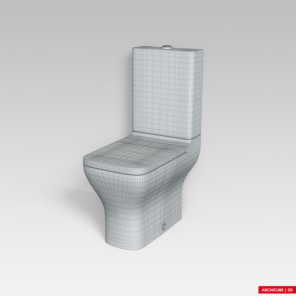 Toilet Floorstanding 3D model CGTrader