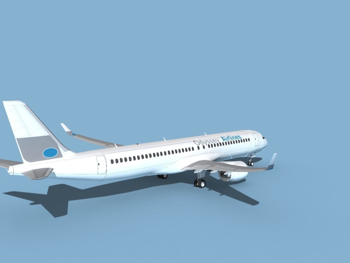 Airbus A220-300 Odyssey 3D model_5