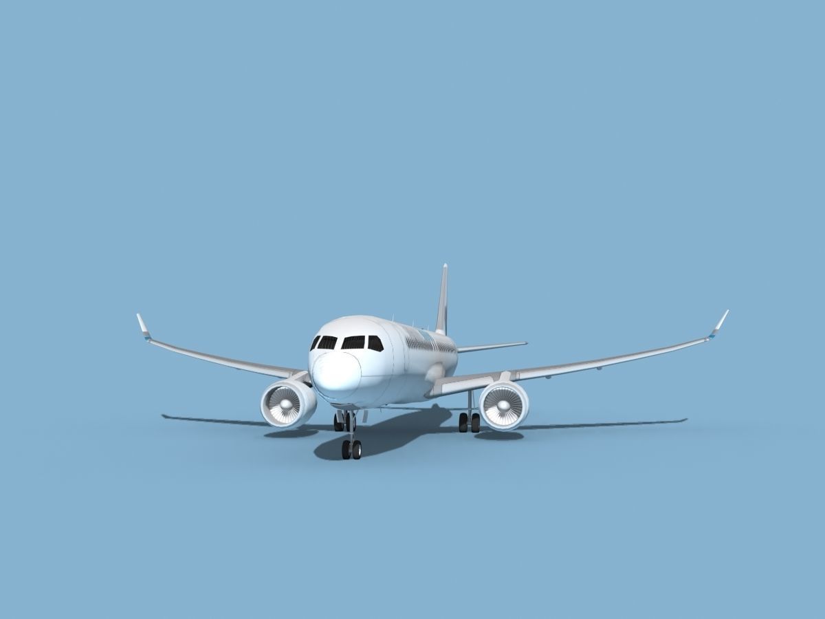 Airbus A220-300 Odyssey 3D model_1