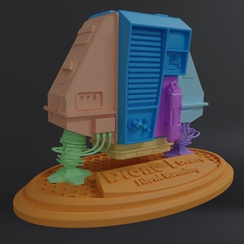 Silent Running Dewey - Drone 1 3D print model