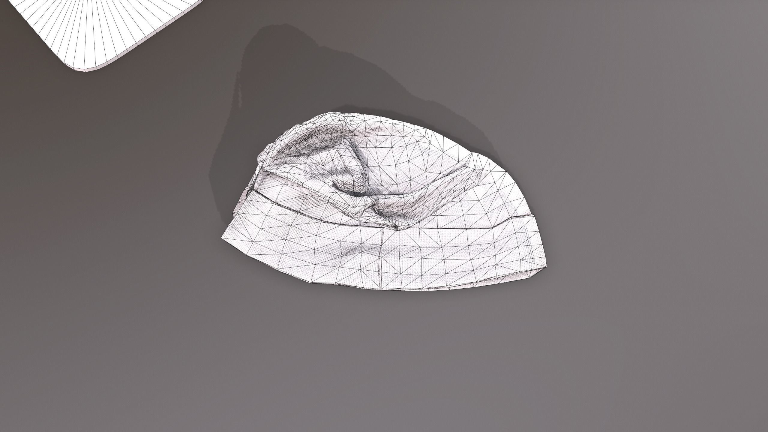 Beanie Hat Low-poly 3D model_20