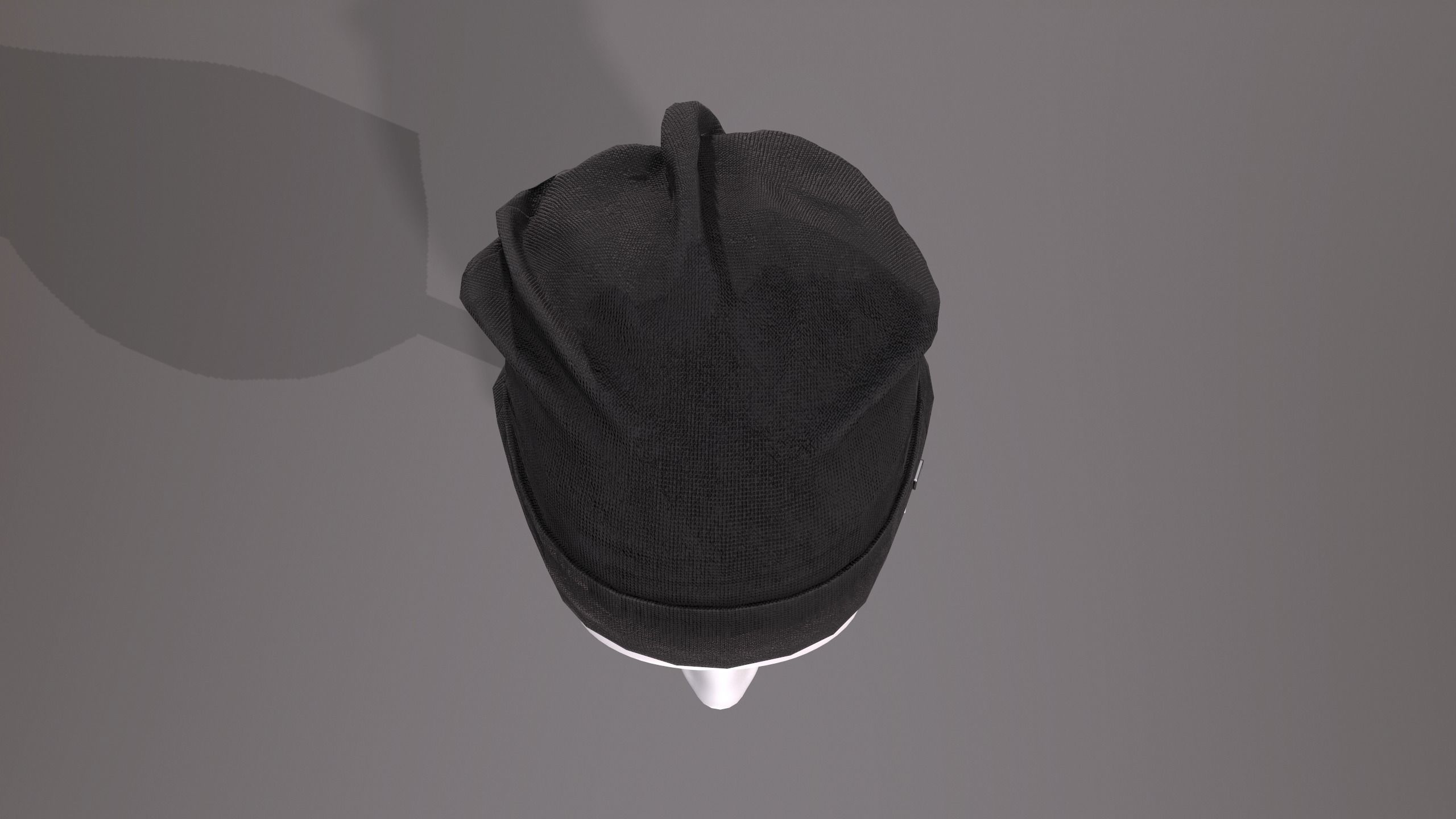 Beanie Hat Low-poly 3D model_13
