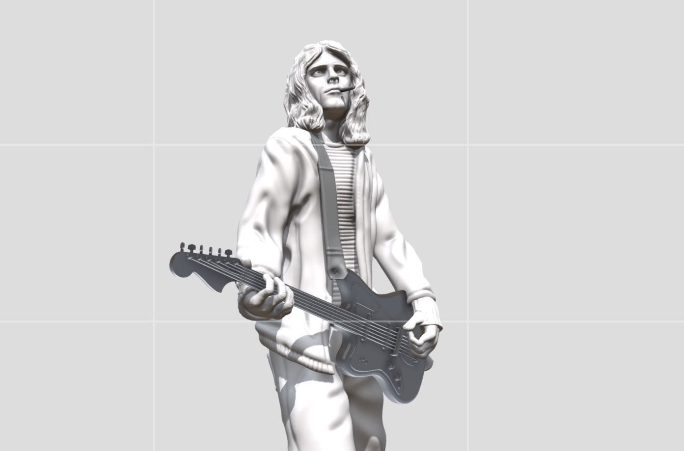 KURT COBAIN - 3DPRINTING 3D model 3D printable | CGTrader