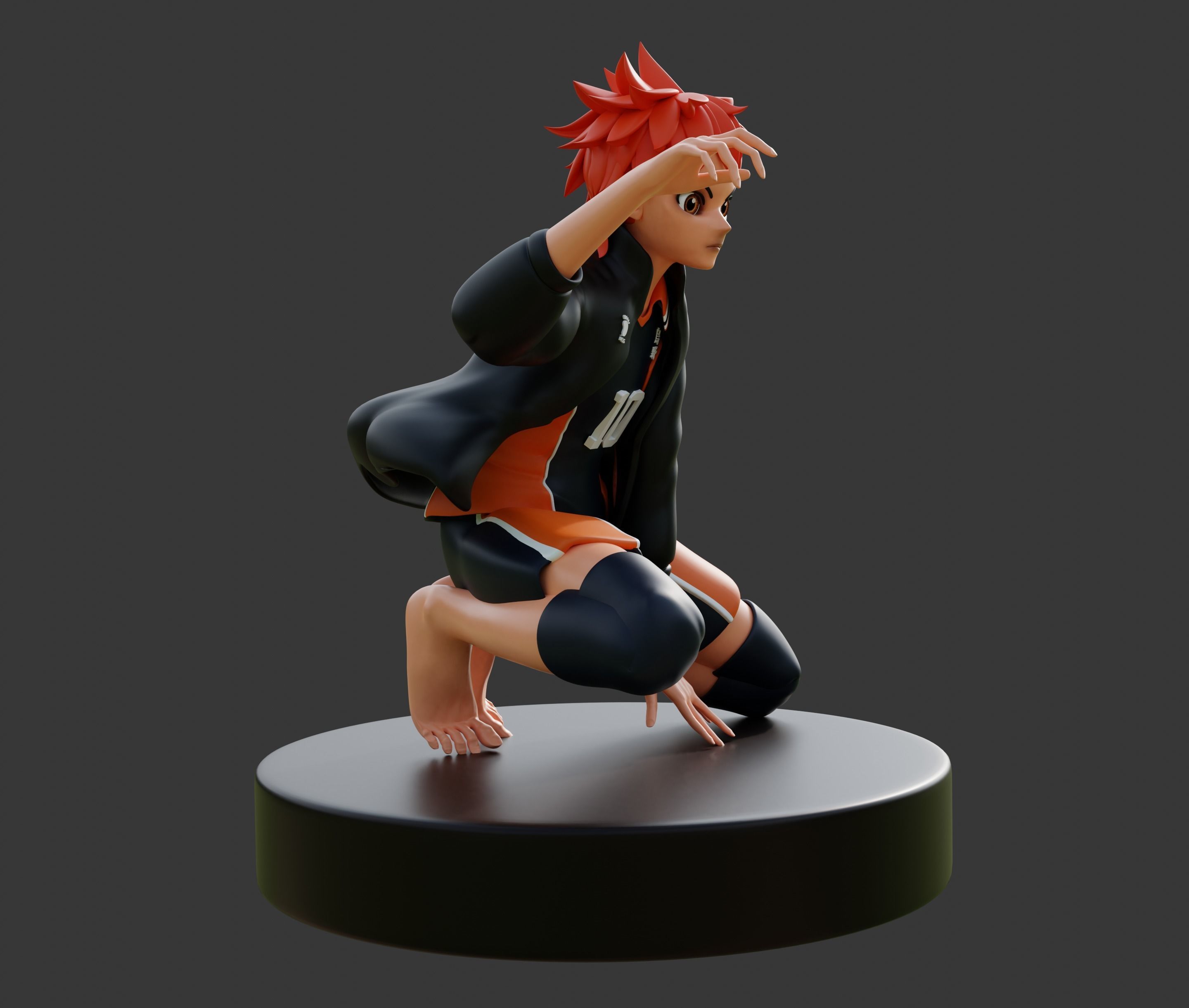 Shoyo Hinata  3D print model_4