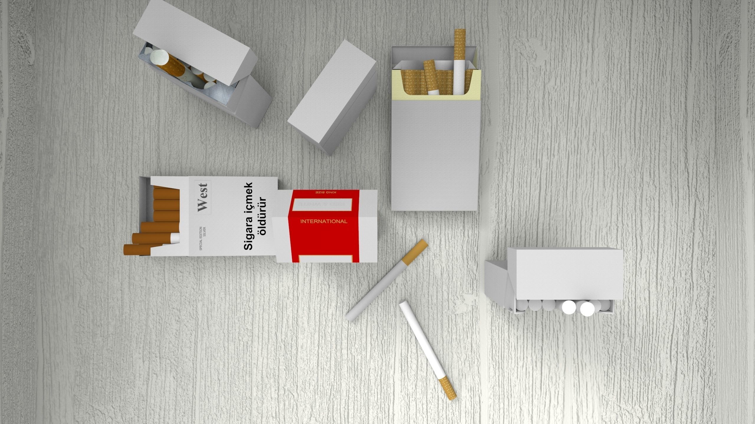 cigarette boxes 3D model_3