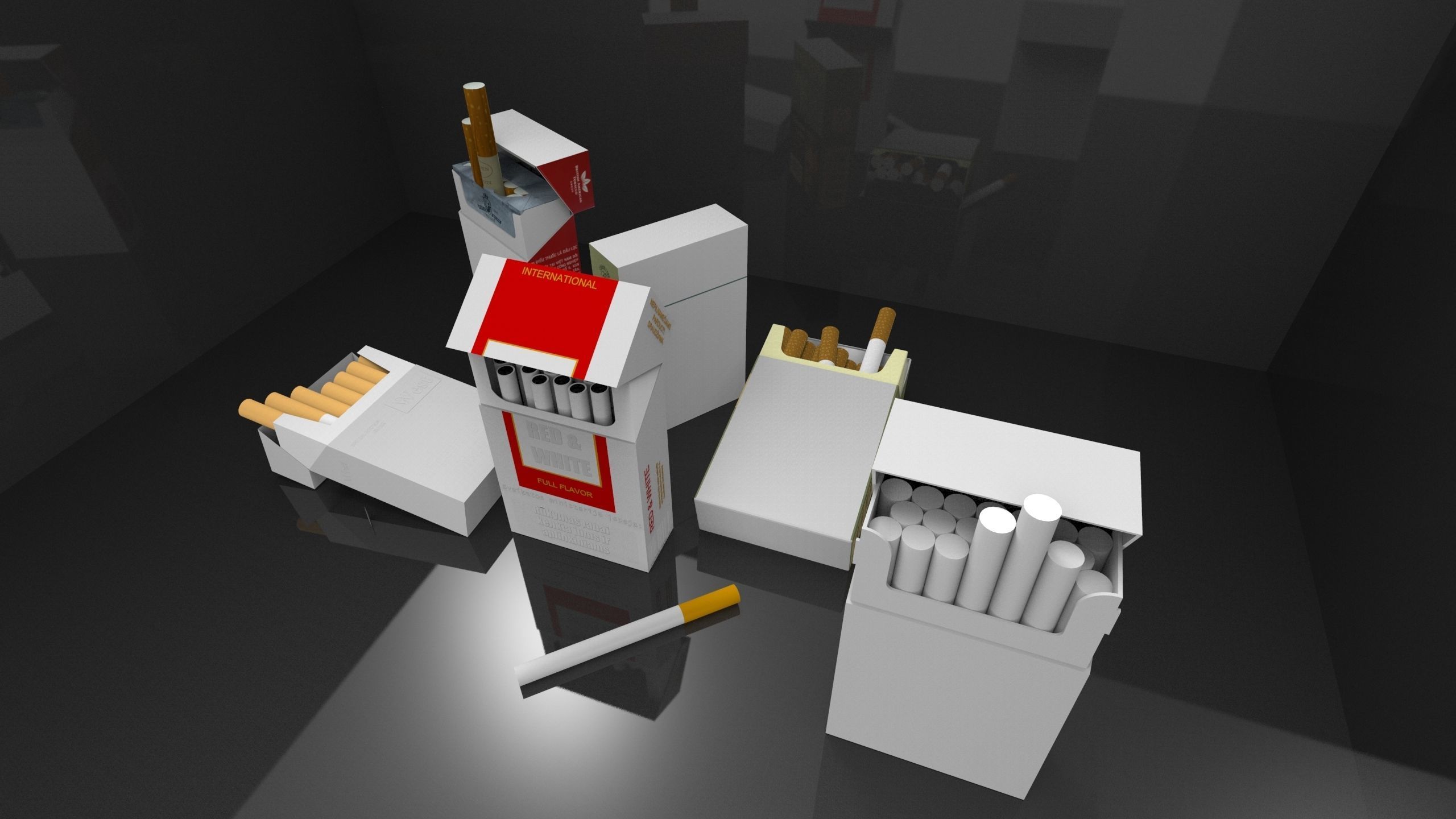 cigarette boxes 3D model_6