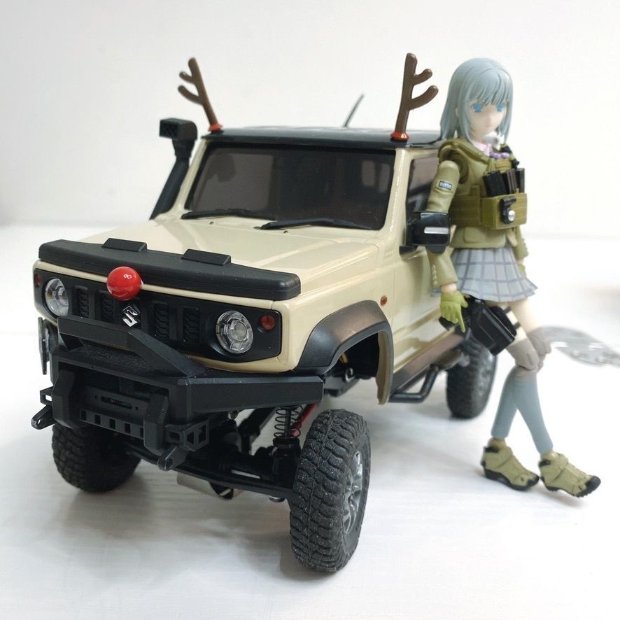 Christmas Reindeer Set for RC Car and Figure 3D print model_2