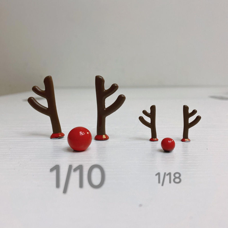 Christmas Reindeer Set for RC Car and Figure 3D print model_5