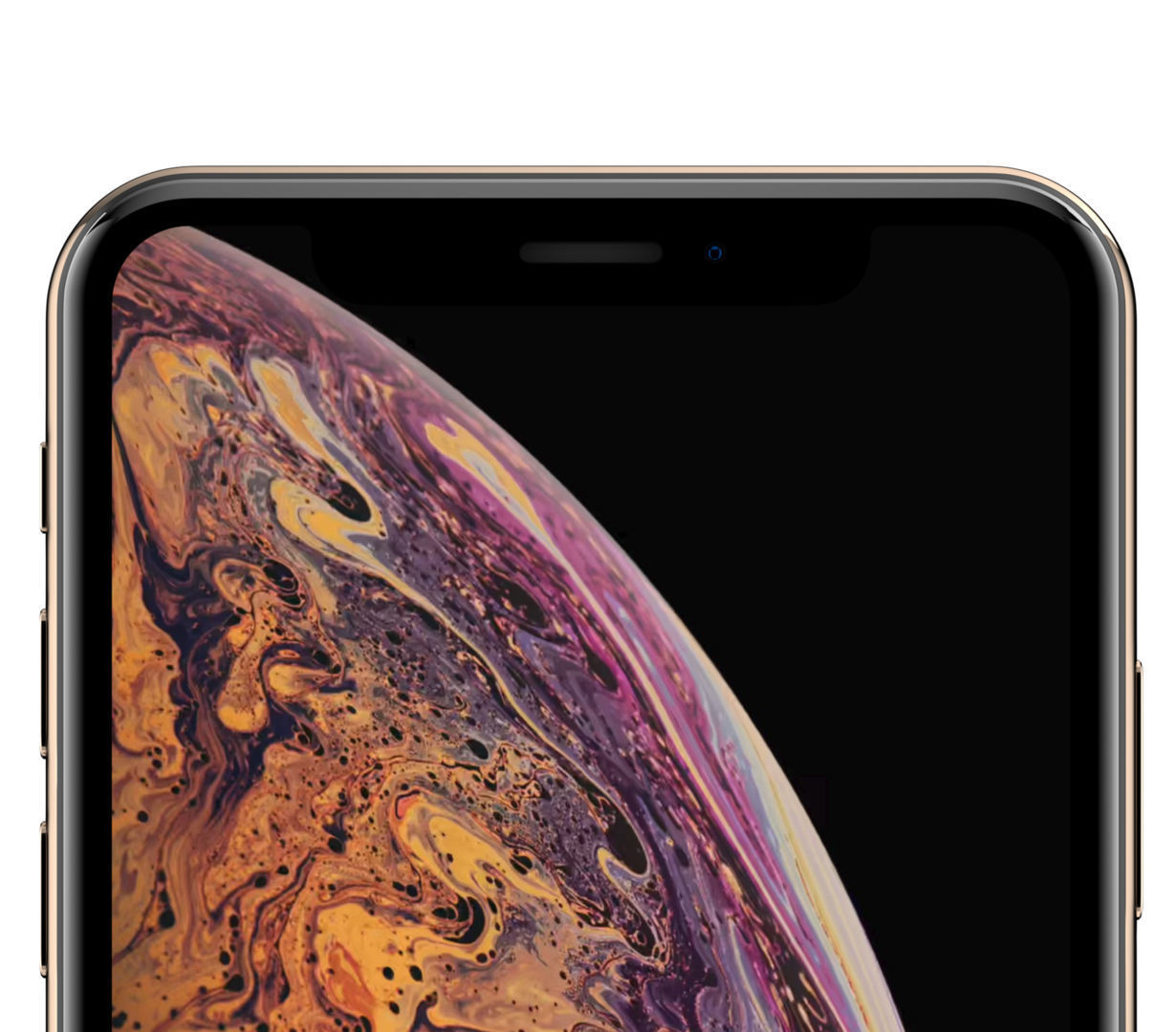 Apple iPhone Xs Max Gold Low-poly 3D model_13