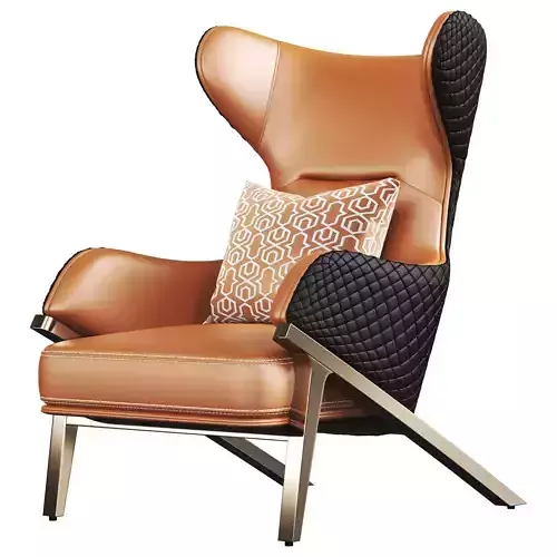 Luxury latest modern Armchair 3D model