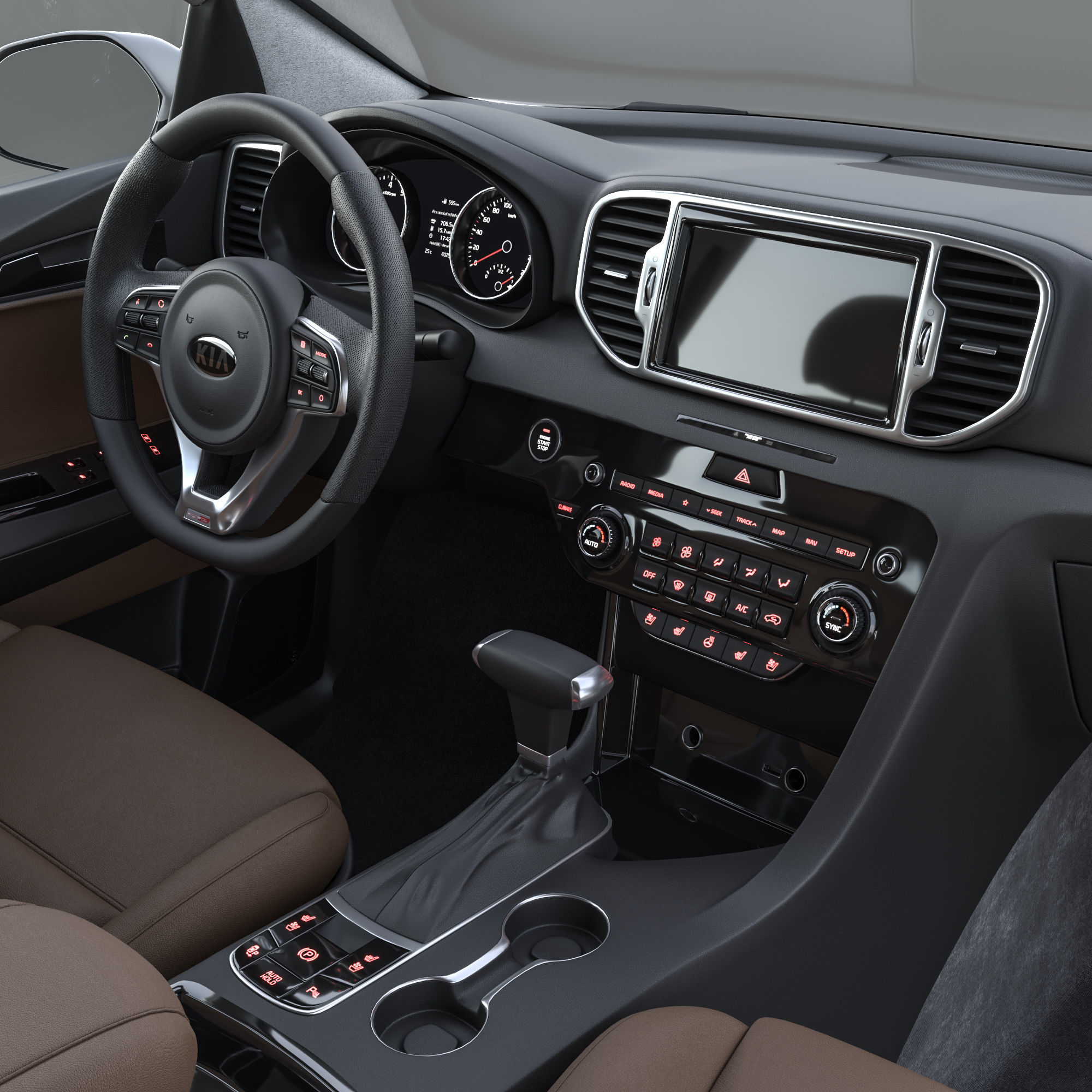 KIA Sportage 3D model_3