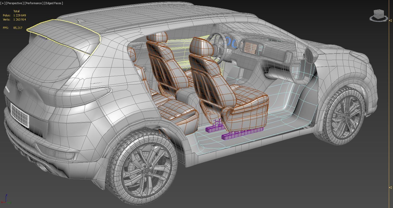 KIA Sportage 3D model_19