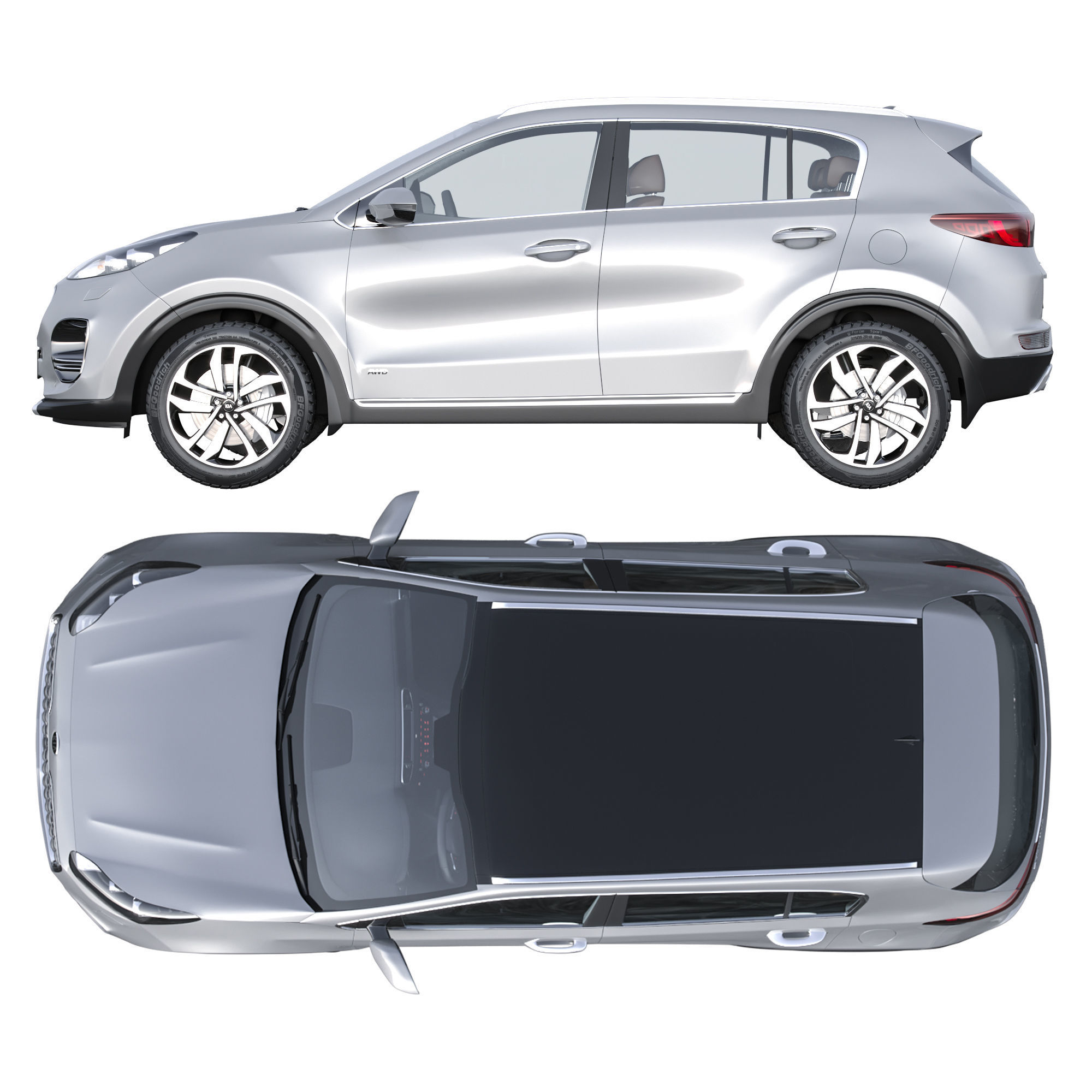 KIA Sportage 3D model_5