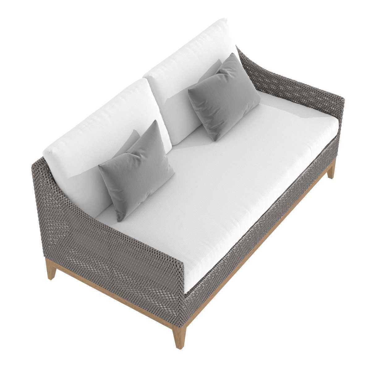 Restoration Hardware 62 inch PARAISO SOFA 3D model_2