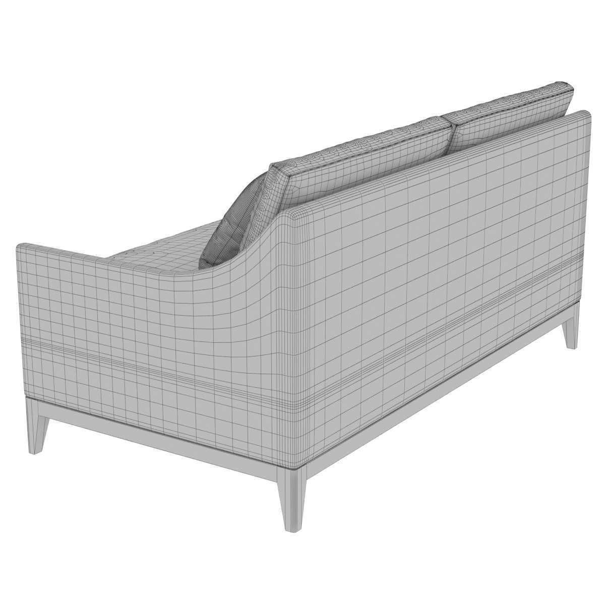Restoration Hardware 62 inch PARAISO SOFA 3D model_8