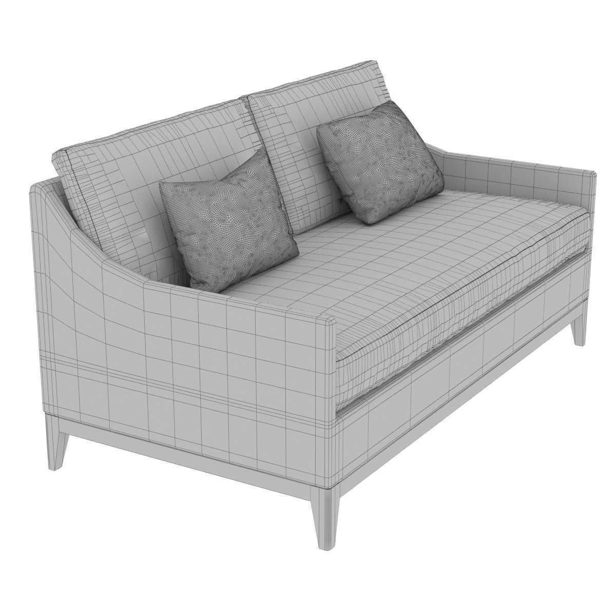 Restoration Hardware 62 inch PARAISO SOFA 3D model_11