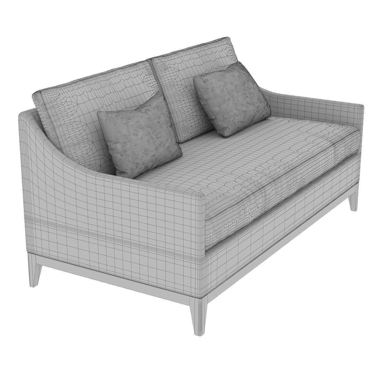Restoration Hardware 62 inch PARAISO SOFA 3D model_9