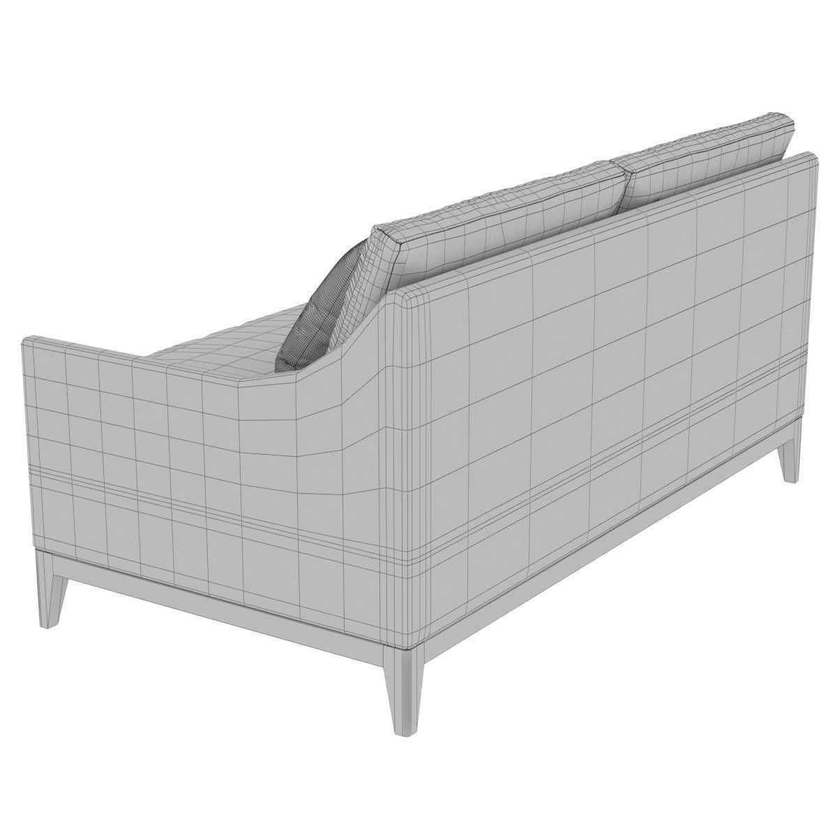 Restoration Hardware 62 inch PARAISO SOFA 3D model_7