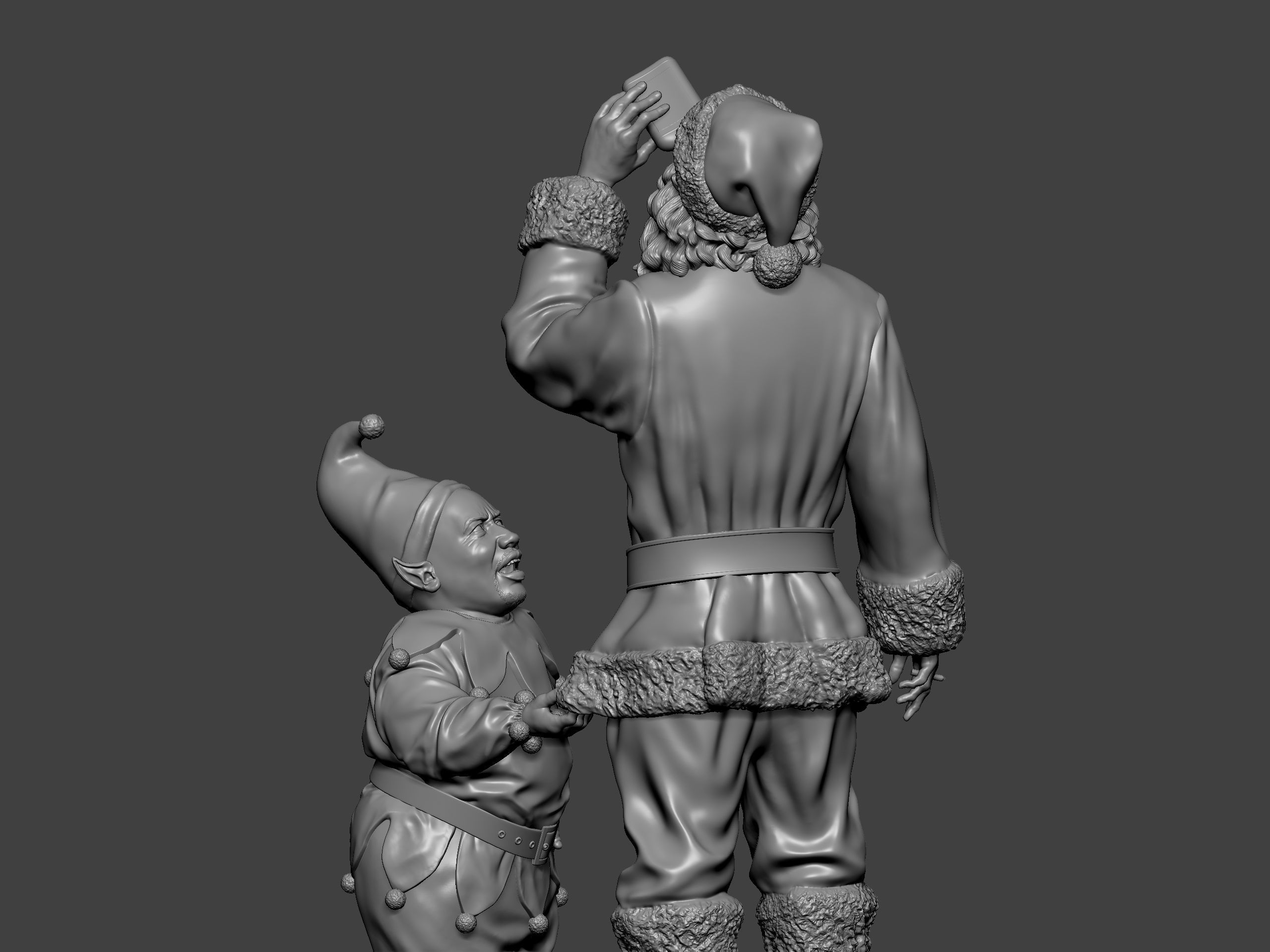 Bad Santa movie characters Willie and Marcus 3D print model_31